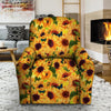 Sunflower Butterfly Recliner Cover-grizzshop