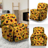 Sunflower Butterfly Recliner Cover-grizzshop