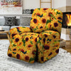 Sunflower Butterfly Recliner Cover-grizzshop