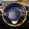 Sunflower Butterfly Steering Wheel Cover-grizzshop