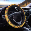 Sunflower Butterfly Steering Wheel Cover-grizzshop