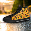 Sunflower Butterfly Women's High Top Shoes-grizzshop