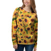 Sunflower Butterfly Women's Sweatshirt-grizzshop