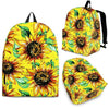 Sunflower Cartoon Pattern Print Backpack-grizzshop