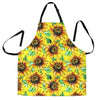 Sunflower Cartoon Pattern Print Men's Apron-grizzshop