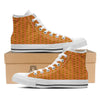 Sunflower Classic Vintage Print Pattern White High Top Shoes-grizzshop