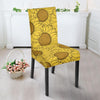 Sunflower Drawing Print Pattern Chair Cover-grizzshop