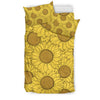 Load image into Gallery viewer, Sunflower Drawing Print Pattern Duvet Cover Bedding Set-grizzshop