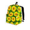 Sunflower Flower Print Backpack-grizzshop