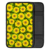 Sunflower Flower Print Car Console Cover-grizzshop