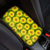 Sunflower Flower Print Car Console Cover-grizzshop