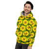 Sunflower Flower Print Men's Hoodie-grizzshop