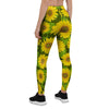 Sunflower Flower Print Women's Leggings-grizzshop