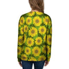 Sunflower Flower Print Women's Sweatshirt-grizzshop