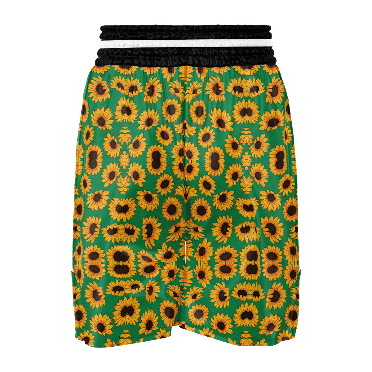 Sunflower Green Print Pattern Boxing Shorts-grizzshop