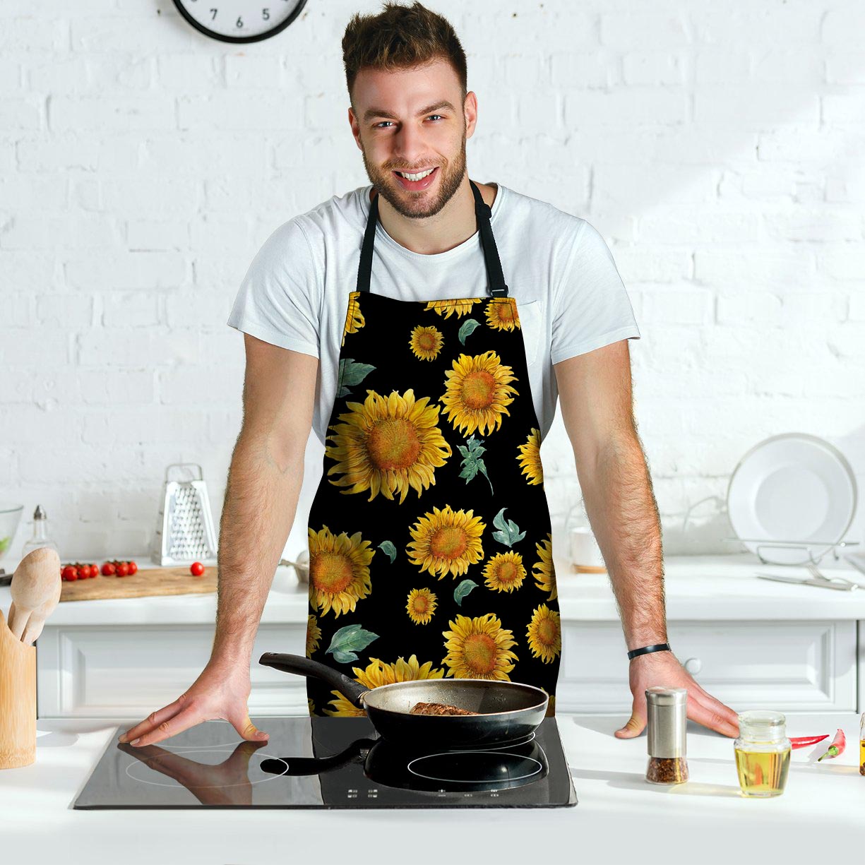 Sunflower Men's Apron-grizzshop
