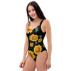 Sunflower One Piece Swimsuite-grizzshop