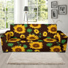 Sunflower Pattern Print Sofa Covers-grizzshop