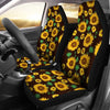 Sunflower Pattern Print Universal Fit Car Seat Cover-grizzshop