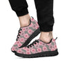 Sunflower Pink Print Pattern Black Sneaker-grizzshop