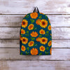 Sunflower Print Backpack-grizzshop