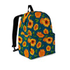 Sunflower Print Backpack-grizzshop