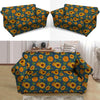 Sunflower Print Loveseat Cover-grizzshop