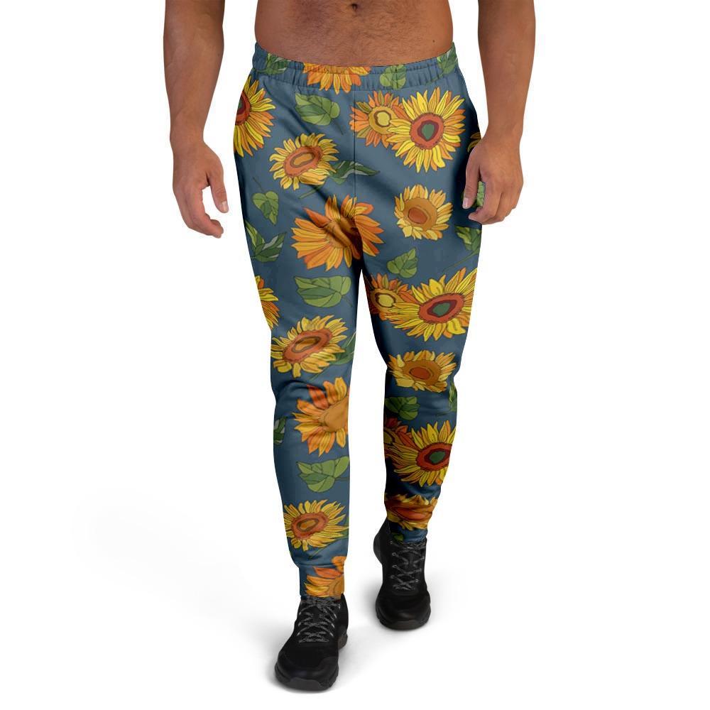 Sunflower Print Men's Joggers-grizzshop