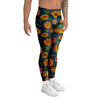 Sunflower Print Men's Leggings-grizzshop