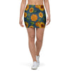 Sunflower Print Mini Skirt-grizzshop