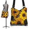 Sunflower Print Pattern Crossbody Bags-grizzshop