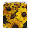 Load image into Gallery viewer, Sunflower Print Pattern Duvet Cover Bedding Set-grizzshop