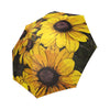 Sunflower Print Pattern Foldable Umbrella-grizzshop