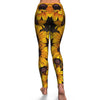 Sunflower Print Pattern Pattern Women Leggings-grizzshop