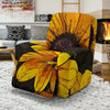 Sunflower Print Pattern Recliner Cover-grizzshop