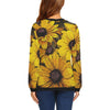 Sunflower Print Pattern Women Crewneck Sweatshirt-grizzshop