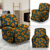 Sunflower Print Recliner Cover-grizzshop