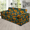 Sunflower Print Sofa Cover-grizzshop