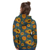 Sunflower Print Women's Hoodie-grizzshop