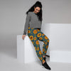 Sunflower Print Women's Joggers-grizzshop