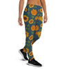 Sunflower Print Women's Joggers-grizzshop