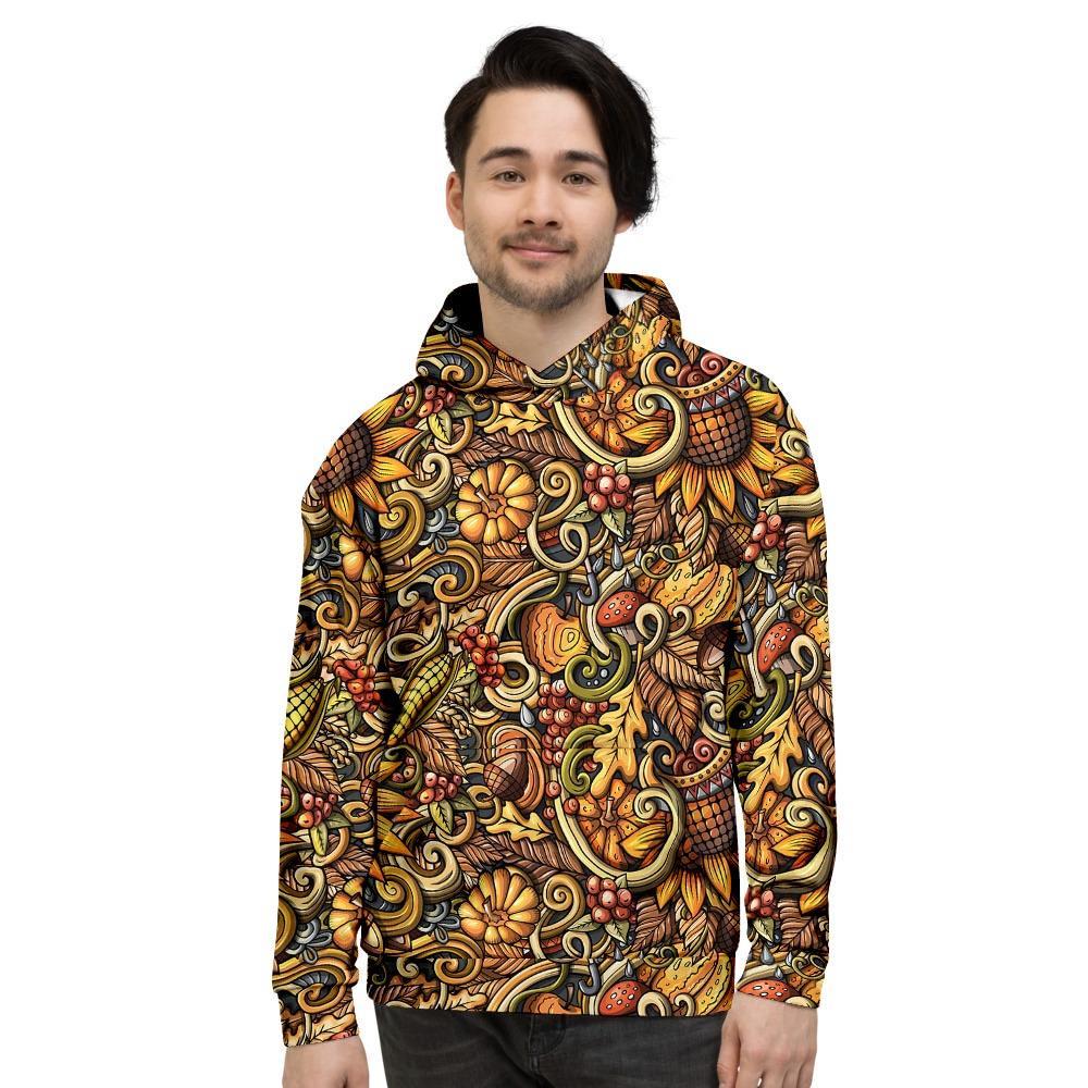 Sunflower Psychedelic Men's Hoodie-grizzshop