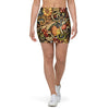 Sunflower Psychedelic Mini Skirt-grizzshop