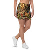 Sunflower Psychedelic Mini Skirt-grizzshop