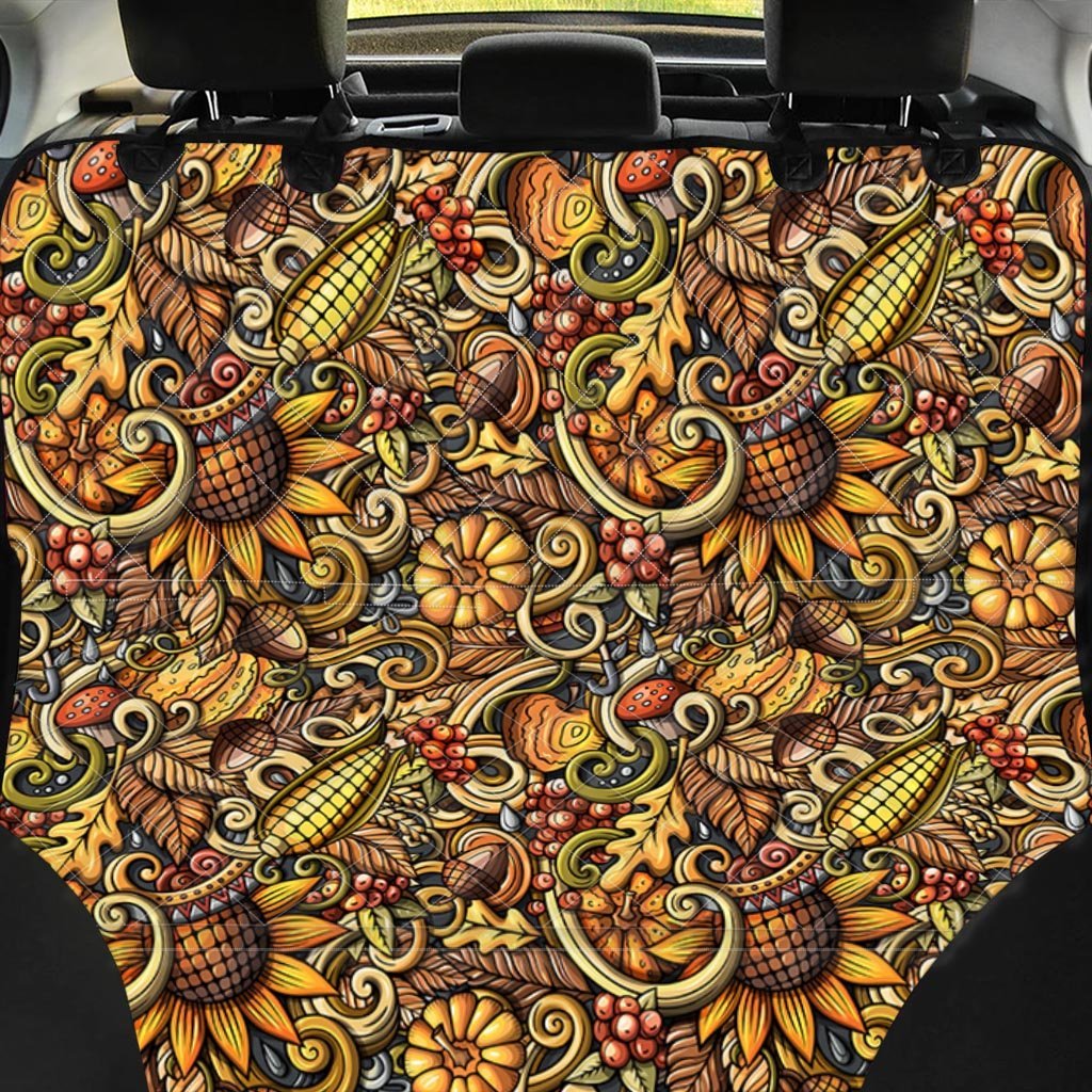 Sunflower Psychedelic Pet Car Seat Cover-grizzshop