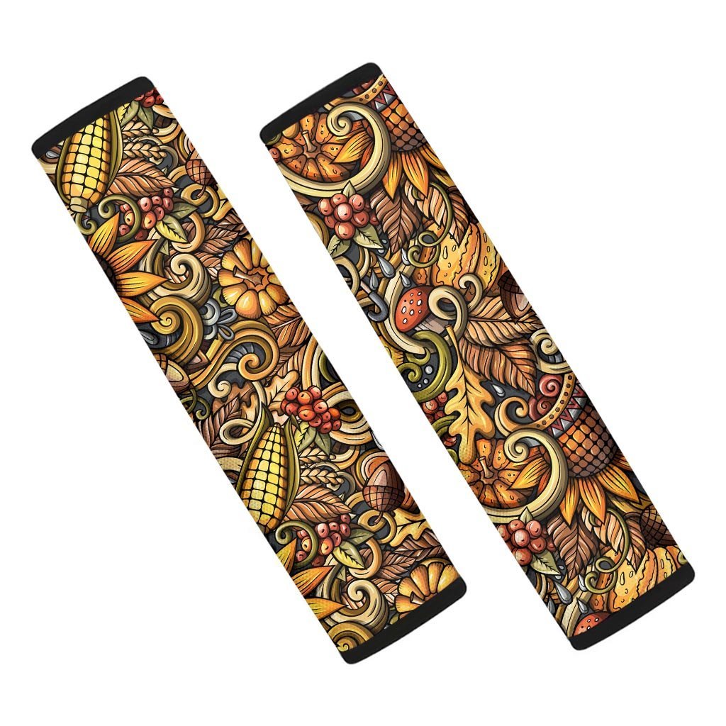 Sunflower Psychedelic Seat Belt Cover-grizzshop