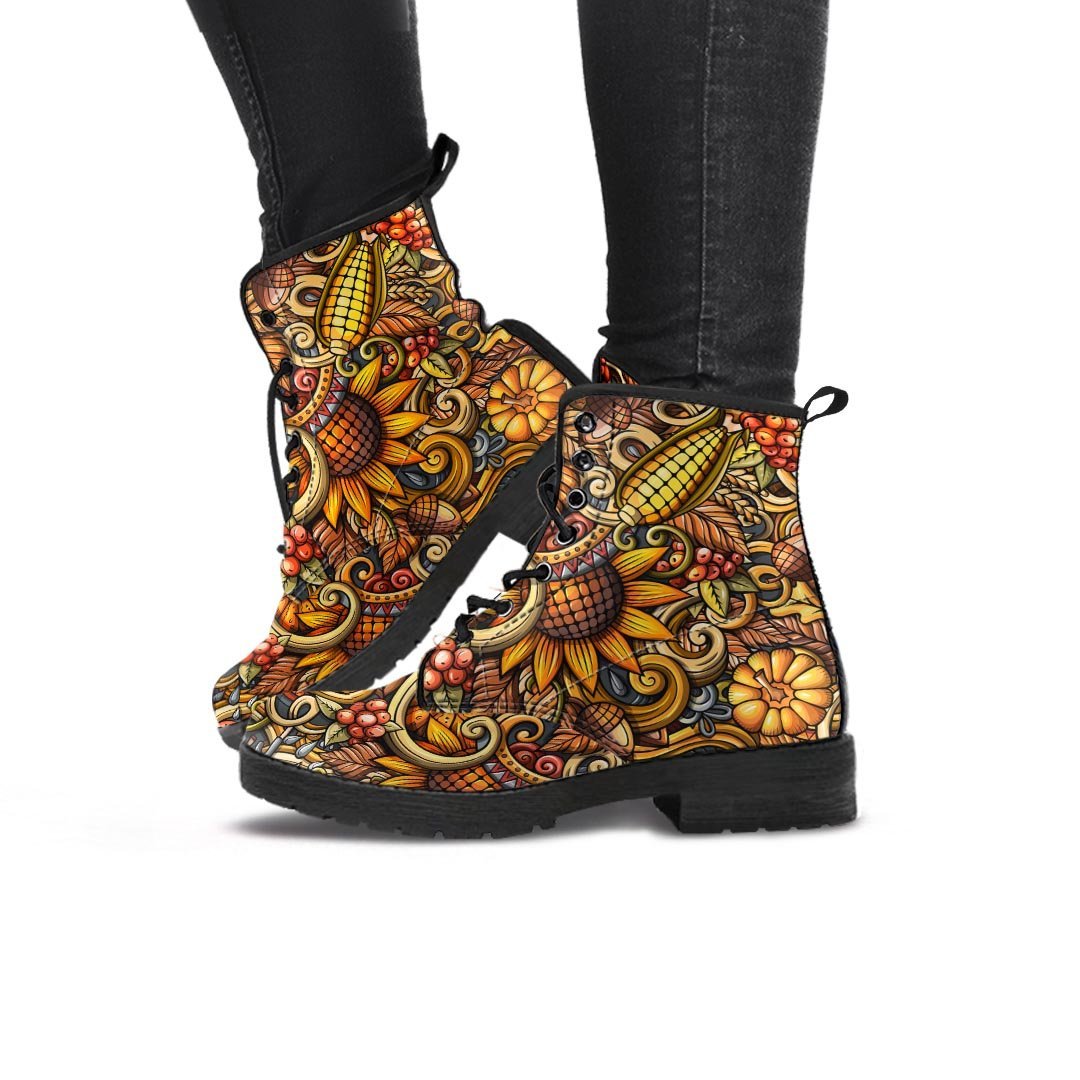 Sunflower Psychedelic Women's Boots-grizzshop