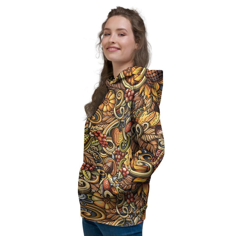 Sunflower Psychedelic Women's Hoodie-grizzshop