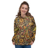 Sunflower Psychedelic Women's Hoodie-grizzshop