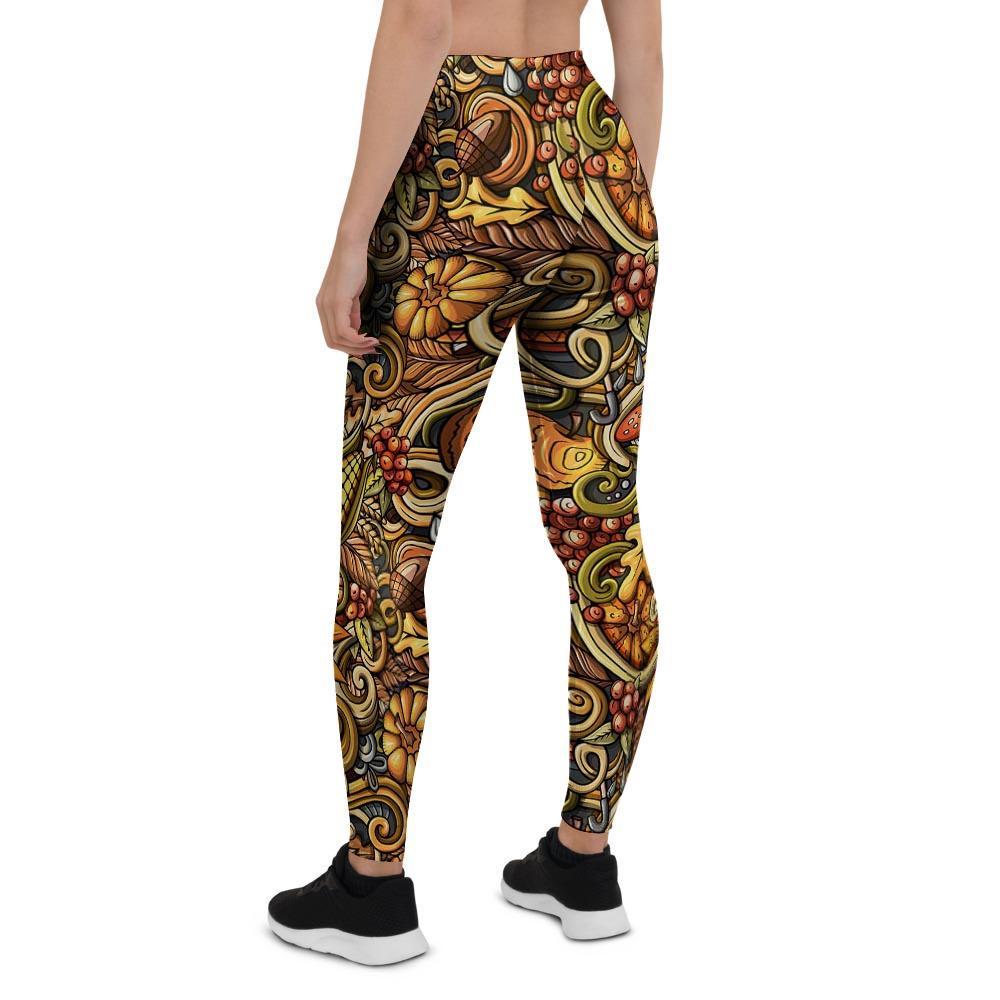 Sunflower Psychedelic Women's Leggings-grizzshop